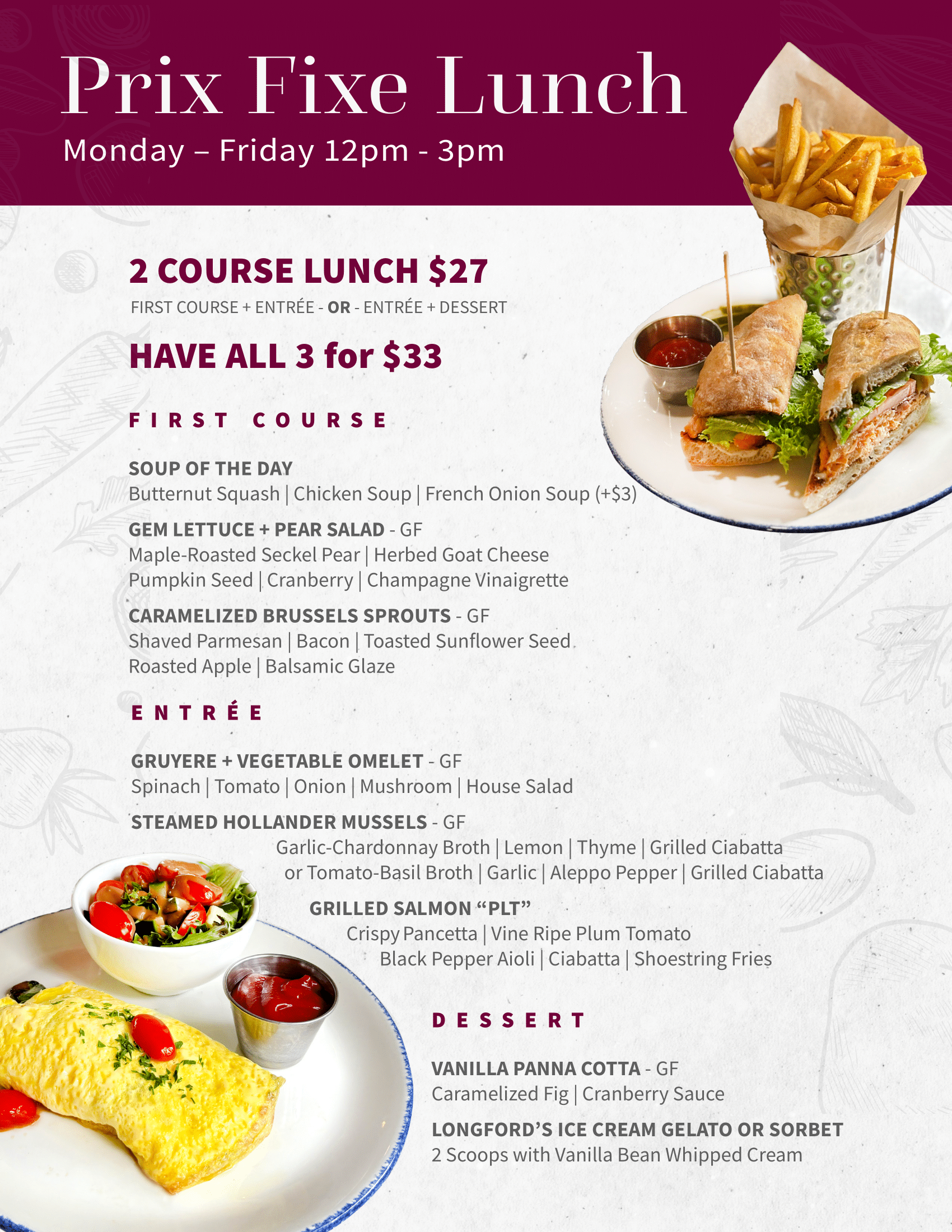 Prix Fixe Lunch 3.25 8.5x11-1 Prix Fixe Lunch